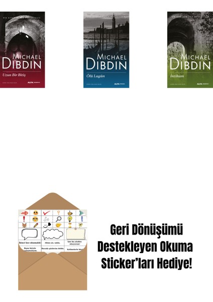 Uzun Bir Bitiş + Ölü Lagün + Intikam + Okuma Sticker'ları