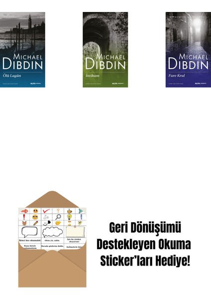 Ölü Lagün + Intikam + Fare Kral + Okuma Sticker'ları