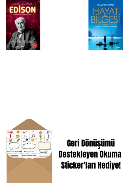 Edison + Hayat Bilgesi 2 + Okuma Sticker'ları