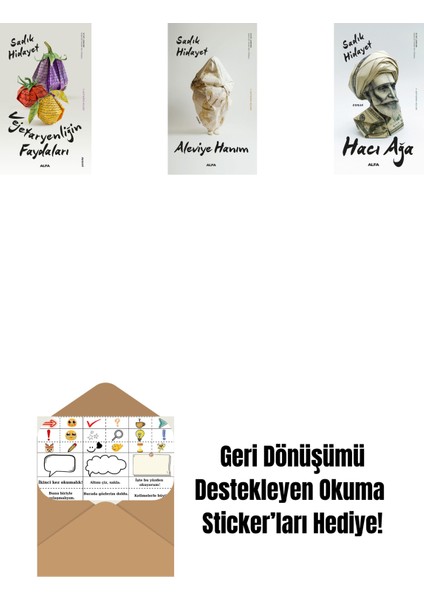 Vejetaryenliğin Faydaları + Aleviye Hanım + Hacı Ağa + Okuma Sticker'ları