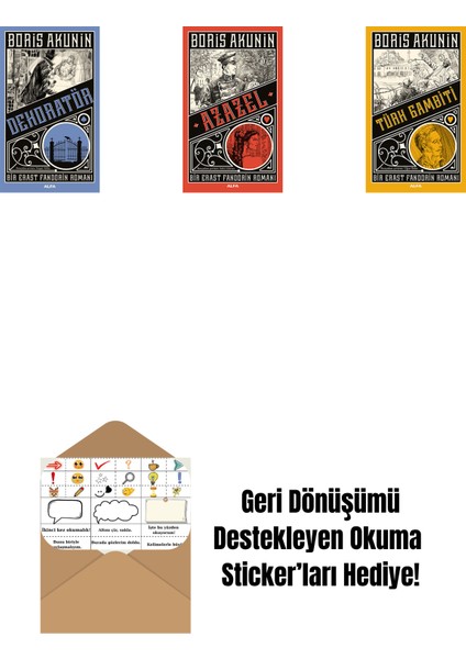 Dekoratör + Azazel + Türk Gambiti + Okuma Sticker'ları