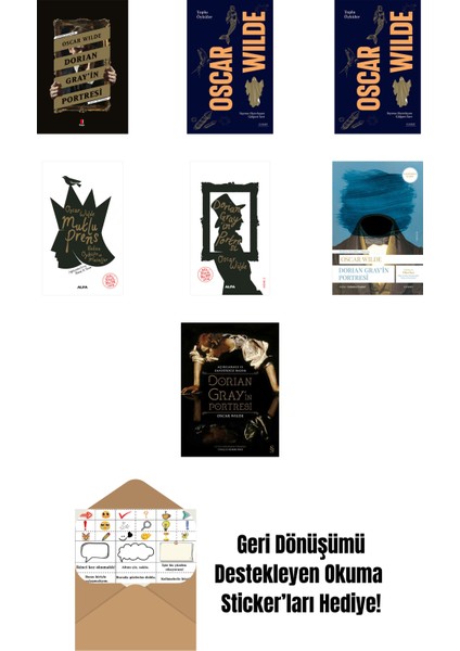 Oscar Wilde 7 Kitap Set + Okuma Sticker'ları