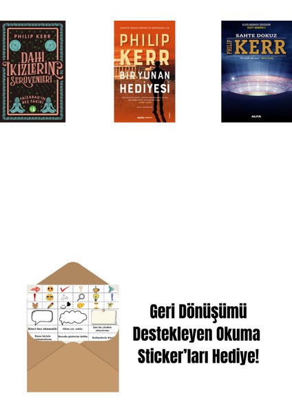 Dahi Ikizlerin Serüvenleri - Faizabad'ın Beş Fakiri + Bir Yunan Hediyesi + Sahte Dokuz + Okuma Sticker'ları