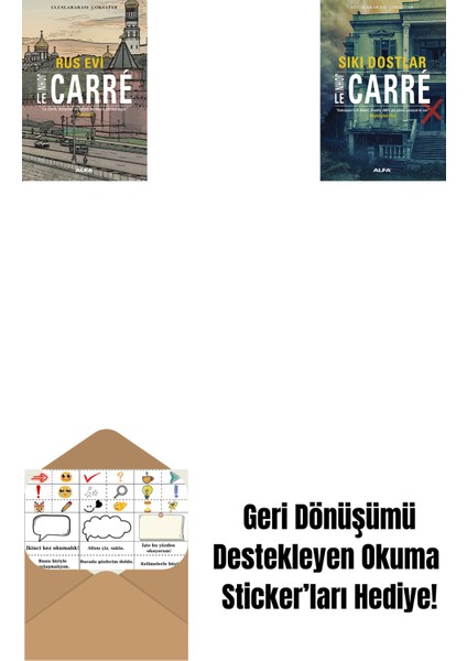 Rus Evi + Sıkı Dostlar + Okuma Sticker'ları