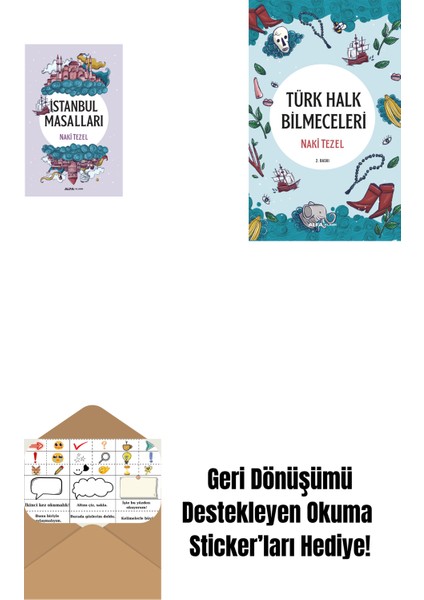 Istanbul Masalları + Türk Halk Bilmeceleri + Okuma Sticker'ları