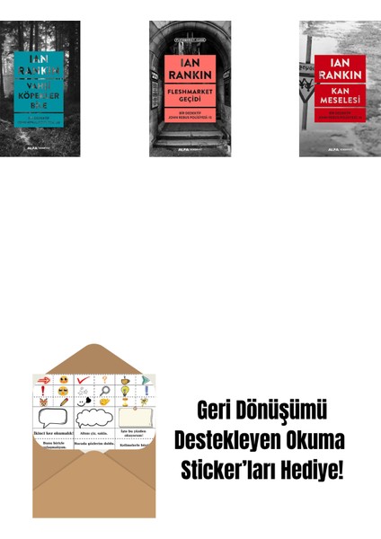 Vahşi Köpekler Bile + Fleshmarket Geçidi + Kan Meselesi + Okuma Sticker'ları