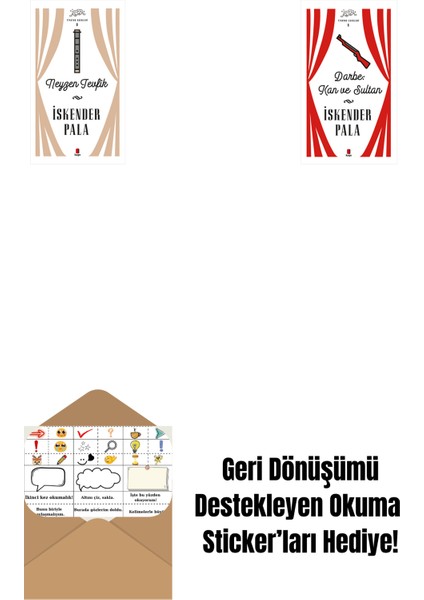 Neyzen Tevfik (Ciltli) + Darbe: Kan ve Sultan (Ciltli) + Okuma Sticker'ları