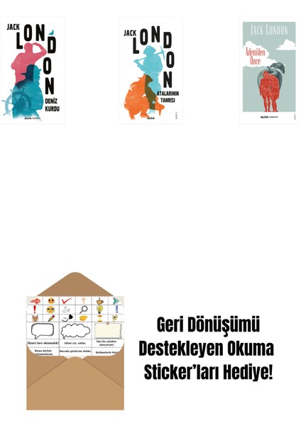 Deniz Kurdu + Atalarının Tanrısı + Âdem'den Önce + Okuma Sticker'ları
