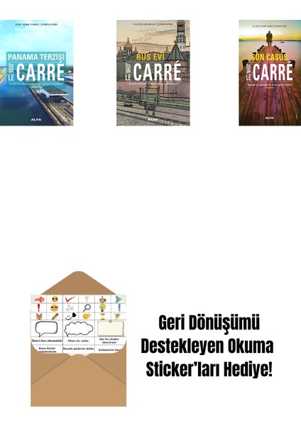 Panama Terzisi + Rus Evi + Son Casus + Okuma Sticker'ları