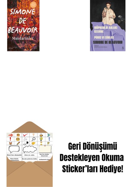 Mandarinler (Ciltli) + Müphemlik Ahlakı Üzerine - Pirus ve Sineas + Okuma Sticker'ları
