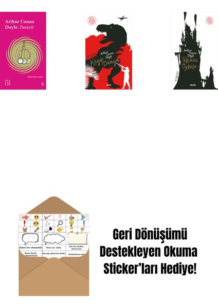Everest Açıkhava 37 - Parazit + Kayıp Dünya + Tekinsiz Öyküler + Okuma Sticker'ları