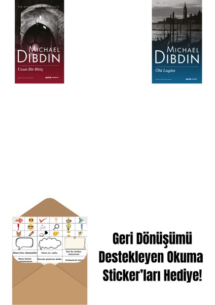 Uzun Bir Bitiş + Ölü Lagün + Okuma Sticker'ları