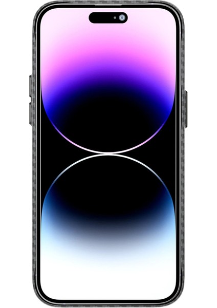 Newface iPhone 12 Pro Max Kılıf Mekanik Magsafe Kapak - Füme - 3