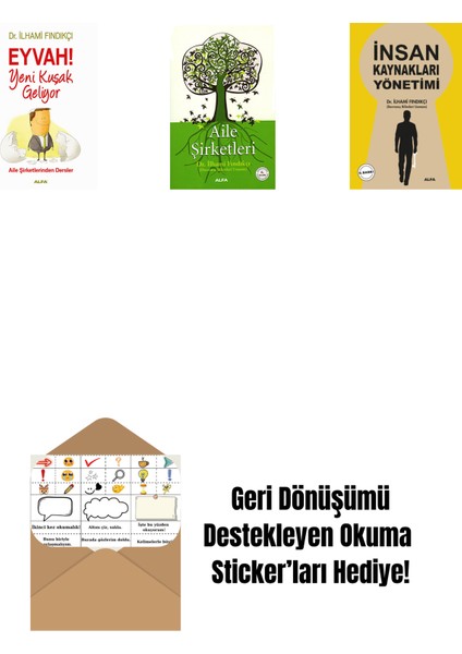 Eyvah! Yeni Kuşak Geliyor + Aile Şirketleri + Insan Kaynakları Yönetimi + Okuma Sticker'ları