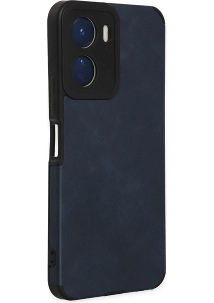 Newface Vivo Y16 Kılıf Loop Deri Silikon - Lacivert fiyatları