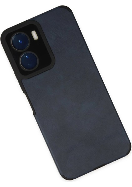 Newface Vivo Y16 Kılıf Loop Deri Silikon - Lacivert modelleri