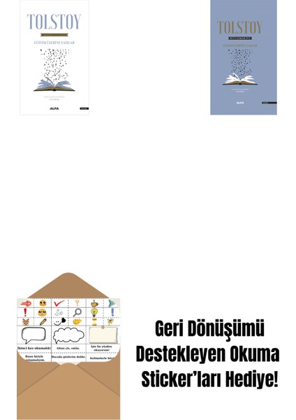Tolstoy Bütün Eserleri 17 + Tolstoy Bütün Eserleri 17 (Ciltli) + Okuma Sticker'ları
