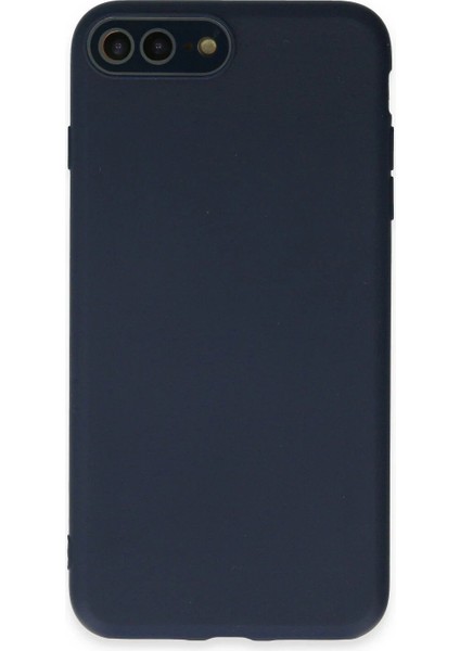 Newface iPhone 7 Plus Kılıf Lansman Glass Kapak - Lacivert