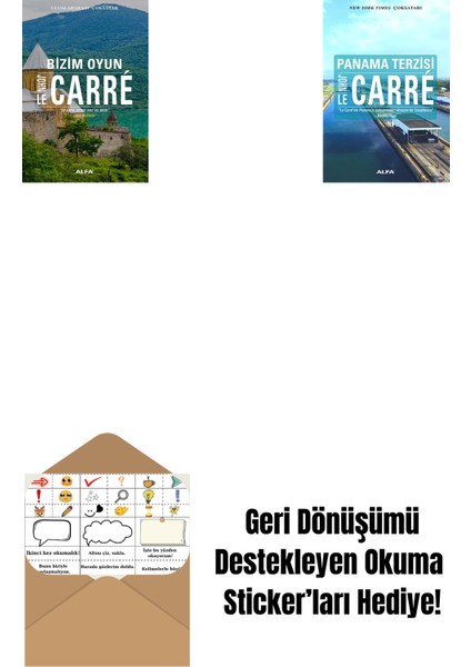 Bizim Oyun + Panama Terzisi + Okuma Sticker'ları