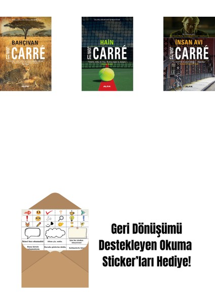 Bahçıvan + Hain + Insan Avı + Okuma Sticker'ları
