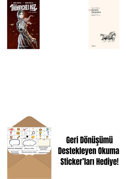 Tabancalı Kız (Ciltli) + Garanti Karantina + Okuma Sticker'ları