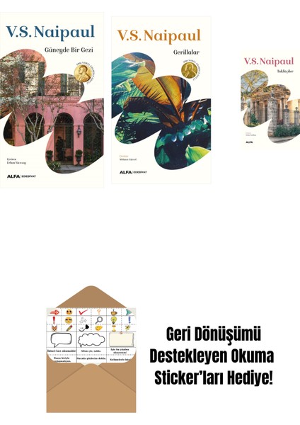 Güneyde Bir Gezi + Gerillalar + Taklitçiler + Okuma Sticker'ları