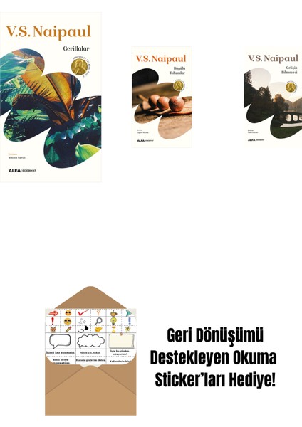 Gerillalar + Yarım Hayat + Nehrin Dönemeci + Okuma Sticker'ları