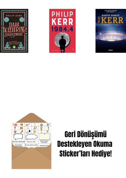 Dahi Ikizlerin Serüvenleri - Faizabad'ın Beş Fakiri + 1984.4 + Sahte Dokuz + Okuma Sticker'ları