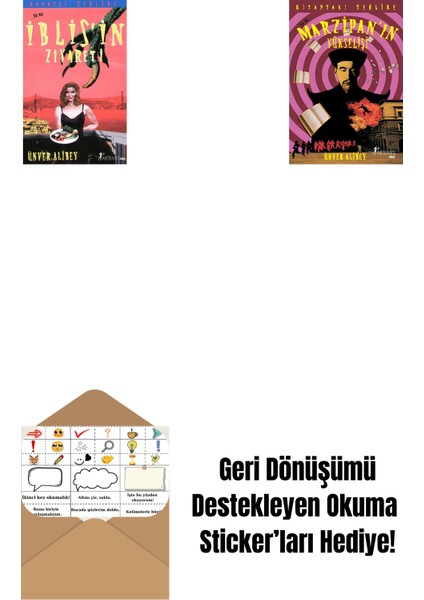Kanatlı Tehlike Ya Da Iblis'in Ziyareti + Marzipan'ın Yükselişi + Okuma Sticker'ları