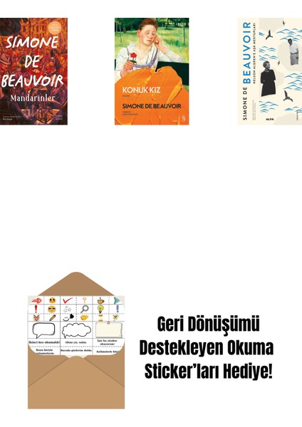 Mandarinler (Ciltli) + Konuk Kız + Müphemlik Ahlakı Üzerine - Pirus ve Sineas + Okuma Sticker'ları