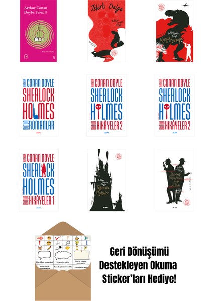 Sir Arthur Conan Doyle 9 Kitap Set + Okuma Sticker'ları