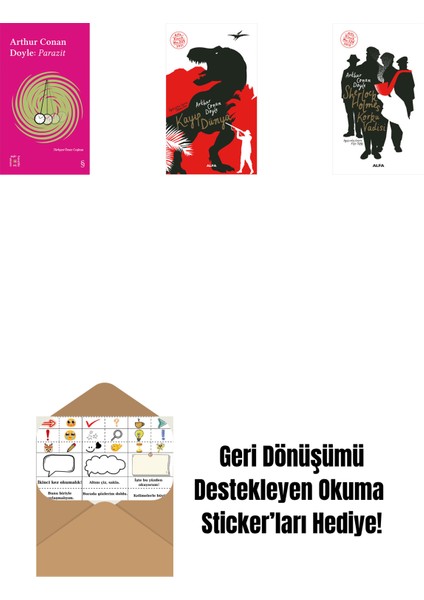Everest Açıkhava 37 - Parazit + Kayıp Dünya + Sherlock Holmes - Korku Vadisi + Okuma Sticker'ları