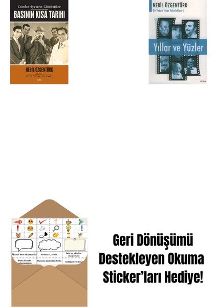 Basının Kısa Tarihi + Yıllar ve Yüzler + Okuma Sticker'ları