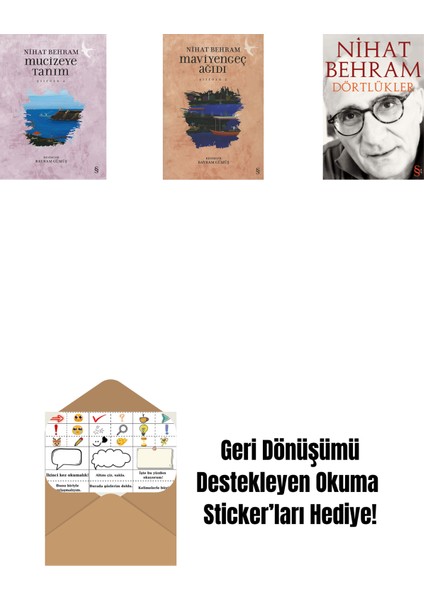 Mucizeye Tanım + Maviyengeç Ağıdı + Dörtlükler + Okuma Sticker'ları