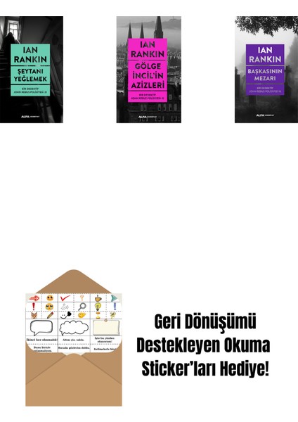 Şeytanı Yeğlemek + Gölge Incil'in Azizleri + Başkasının Mezarı + Okuma Sticker'ları