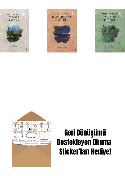 Utanca Tanım + Maviyengeç Ağıdı + Gözyaşının Çağrısı + Okuma Sticker'ları