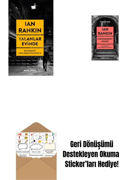 Yalanlar Evinde + Fleshmarket Geçidi + Okuma Sticker'ları