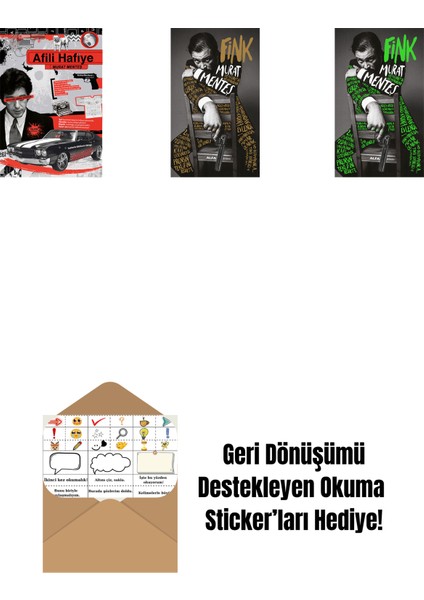 Afili Hafiye + Fink (Ciltli) + Fink + Okuma Sticker'ları