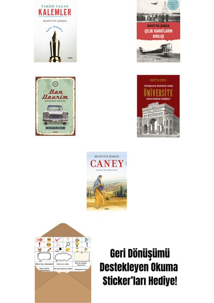 Muhittin Şimşek 5 Kitap Set + Okuma Sticker'ları