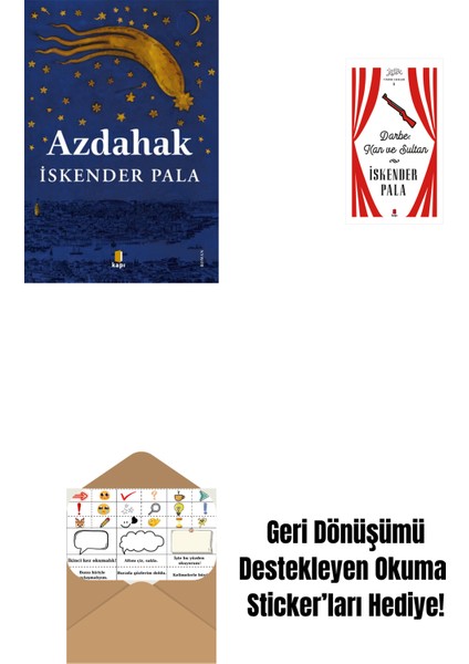 Azdahak + Darbe: Kan ve Sultan (Ciltli) + Okuma Sticker'ları
