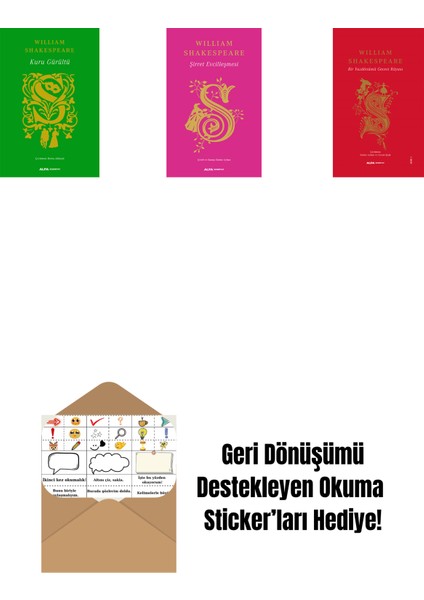 Kuru Gürültü (Ciltli) + Şirret Evcilleşmesi (Ciltli) + Fırtına + Okuma Sticker'ları