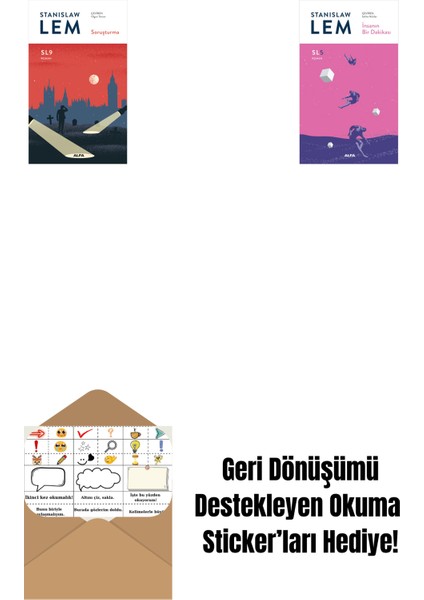 Soruşturma (Sl9) + Insanın Bir Dakikası (Sl5) + Okuma Sticker'ları
