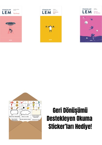 Yenilmez + Sahibinin Sesi + Insanın Bir Dakikası (Sl5) + Okuma Sticker'ları
