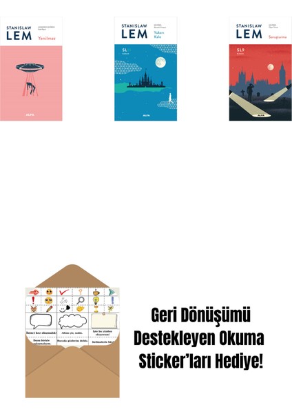 Yenilmez + Yukarı Kale (SL11) + Soruşturma (Sl9) + Okuma Sticker'ları