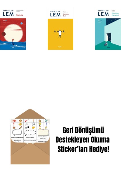 Solaris (SL10) + Sahibinin Sesi + Dönüşüm Hastanesi (Sl4) + Okuma Sticker'ları