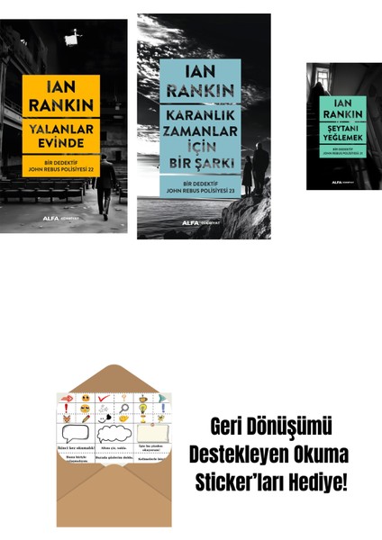 Yalanlar Evinde + Karanlık Zamanlar Için Bir Şarkı + Şeytanı Yeğlemek + Okuma Sticker'ları