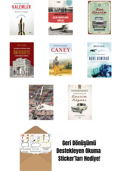 Muhittin Şimşek 8 Kitap Set + Okuma Sticker'ları
