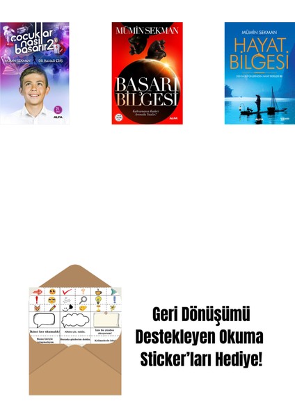 Çocuklar Nasıl Başarır 2 + Başarı Bilgesi + Hayat Bilgesi 2 + Okuma Sticker'ları