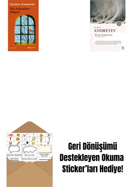 Yedi Asılmışların Hikâyesi + Kızıl Kahkaha + Okuma Sticker'ları
