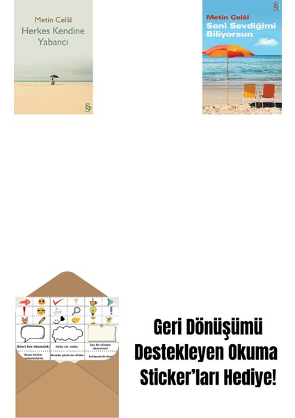 Herkes Kendine Yabancı + Seni Sevdiğimi Biliyorsun + Okuma Sticker'ları